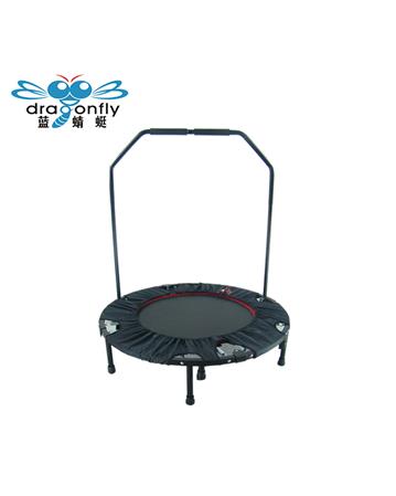 43.4 Size indoor oval mini trampoline with handle for kids